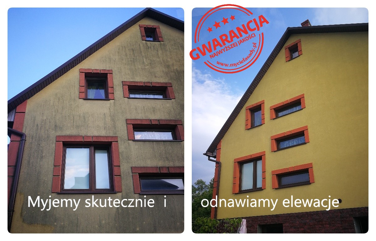 przed i po mycie niskociśnieniowe