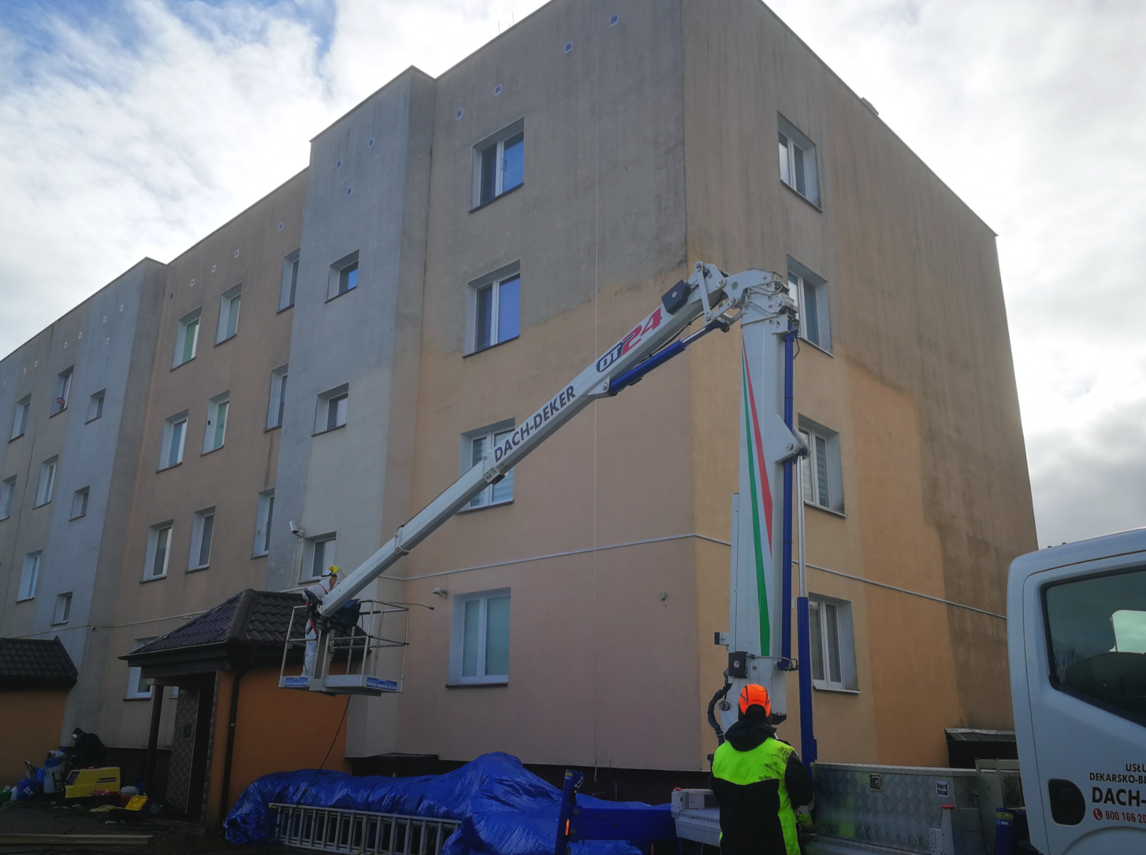 Renowacja elewacji z impregnacją 