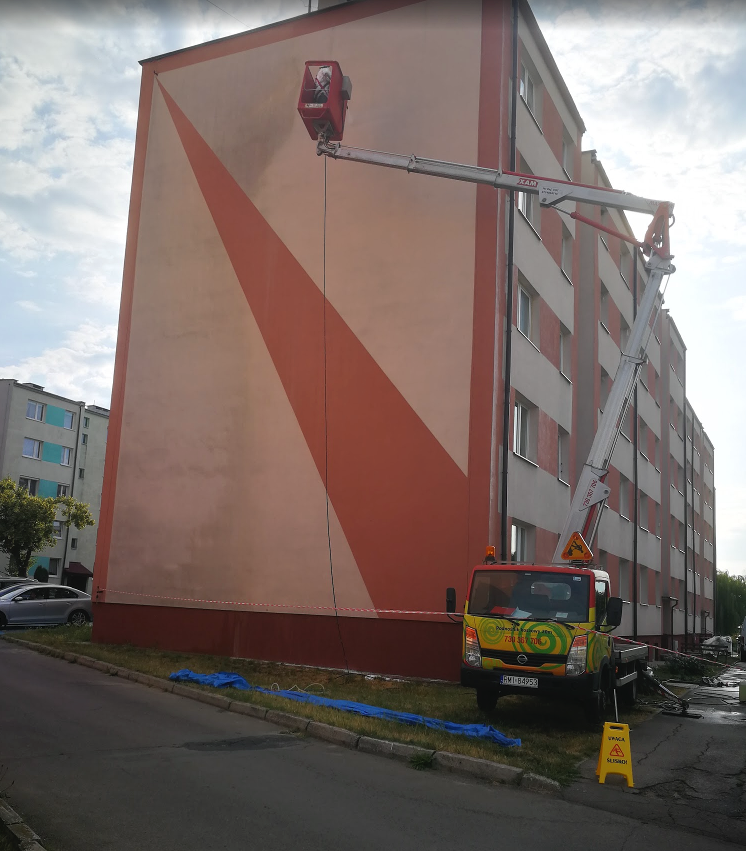 mycie na zwyżce